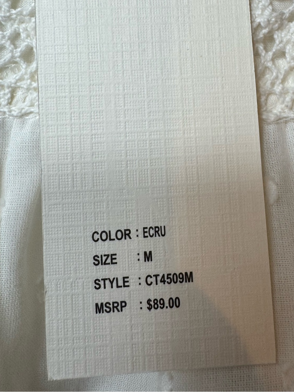 NEW Embroidered Eyelet Maxi Skirt- Ecru - Picture 8 of 14